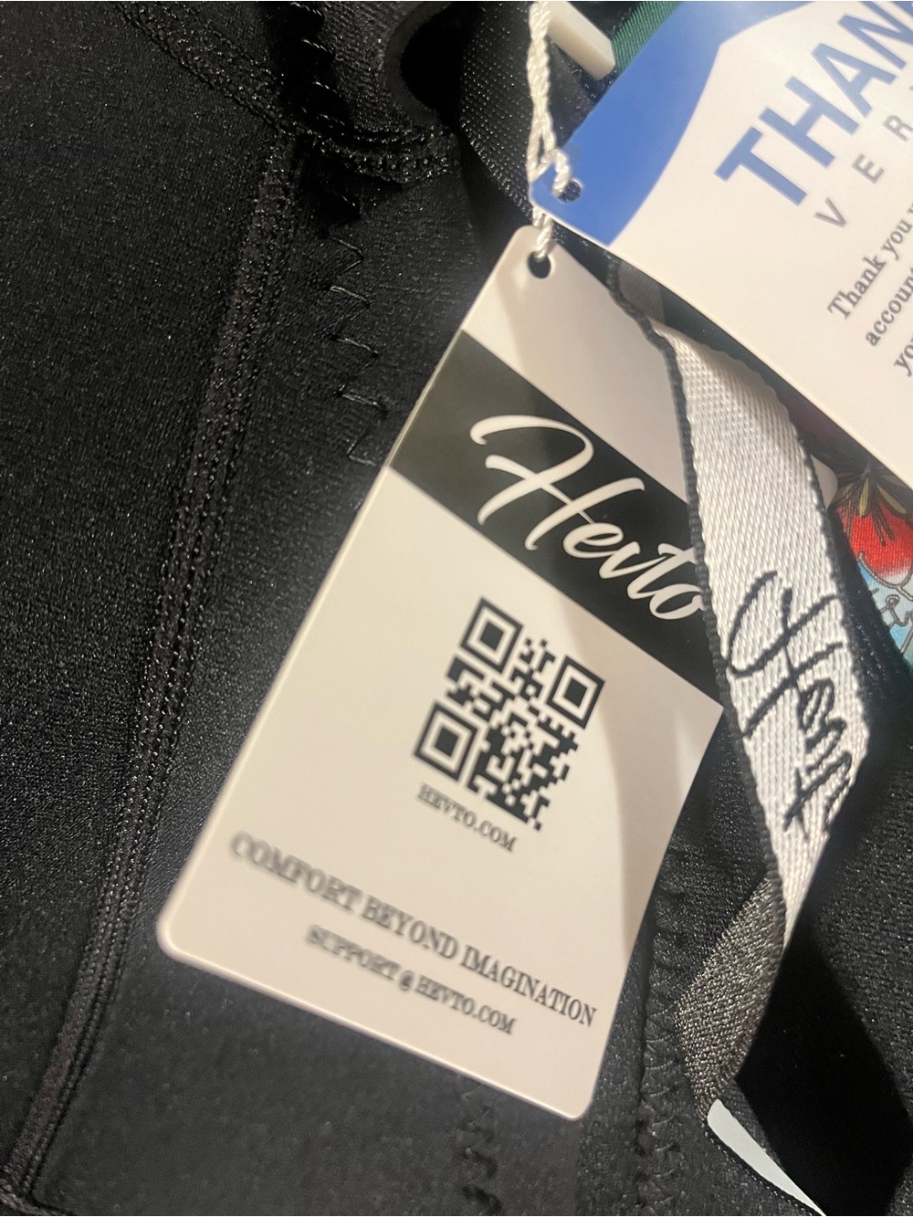 Hype Black Swim Wetsuit with Green Floral Panels - Picture 3 of 5